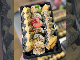 Zestaw TYGODNIA (tempura/ łosoś/ melon/ szparagi) - 18 szt.
